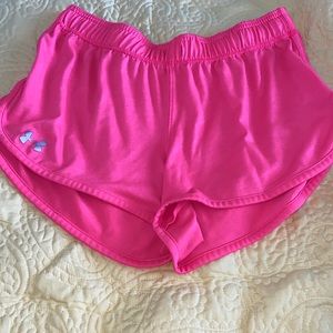 Under Armour hot pink shorts
